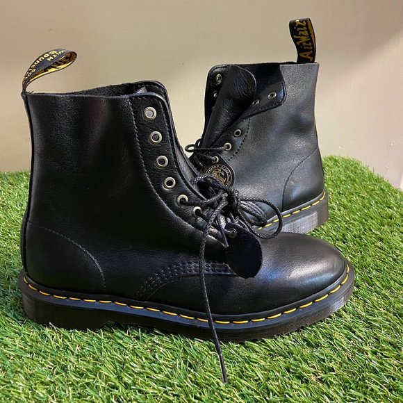 Dr. Martens 1460 Pascal Charles F. Stead Black Leather Boots Mens Size US 9 NEW main image 4